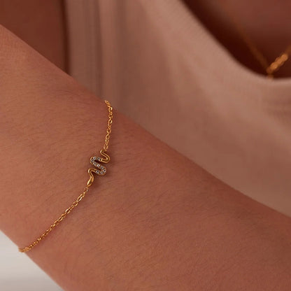Dainty Snake Bracelet
