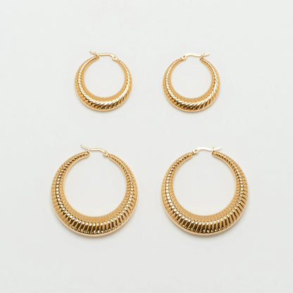 Large Zara Hoops